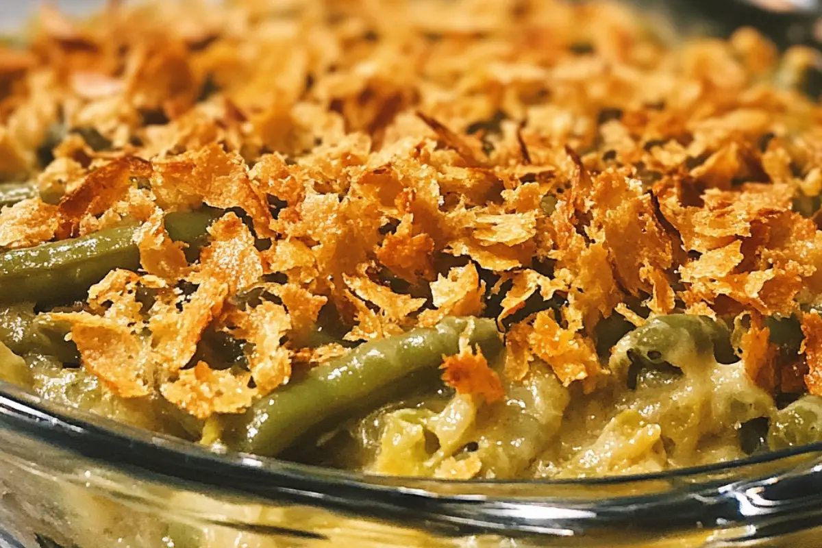 Scrumptiously Savory Homemade Green Bean Casserole