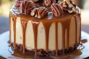 Southern Pecan Caramel Cake