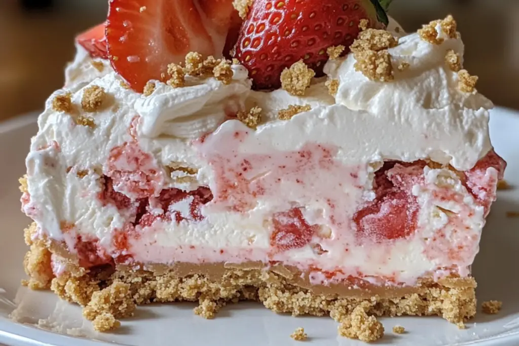 Strawberry Crunch Cheesecake