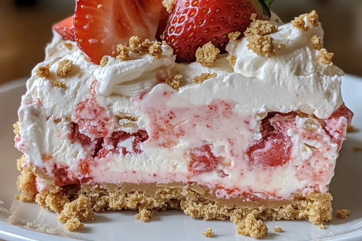 Strawberry Crunch Cheesecake