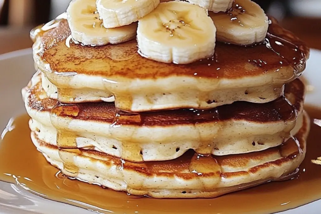 Sweet Brown Sugar Banana Pancakes