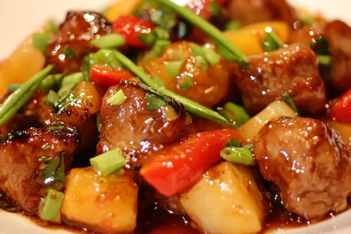 Sweet and Sour Pork Tenderloin