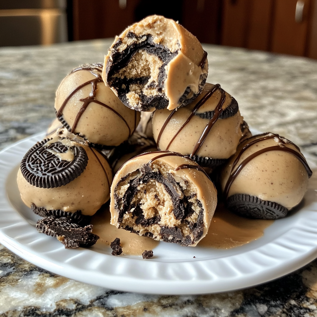 3-Ingredient Peanut Butter Oreo Cookie Balls