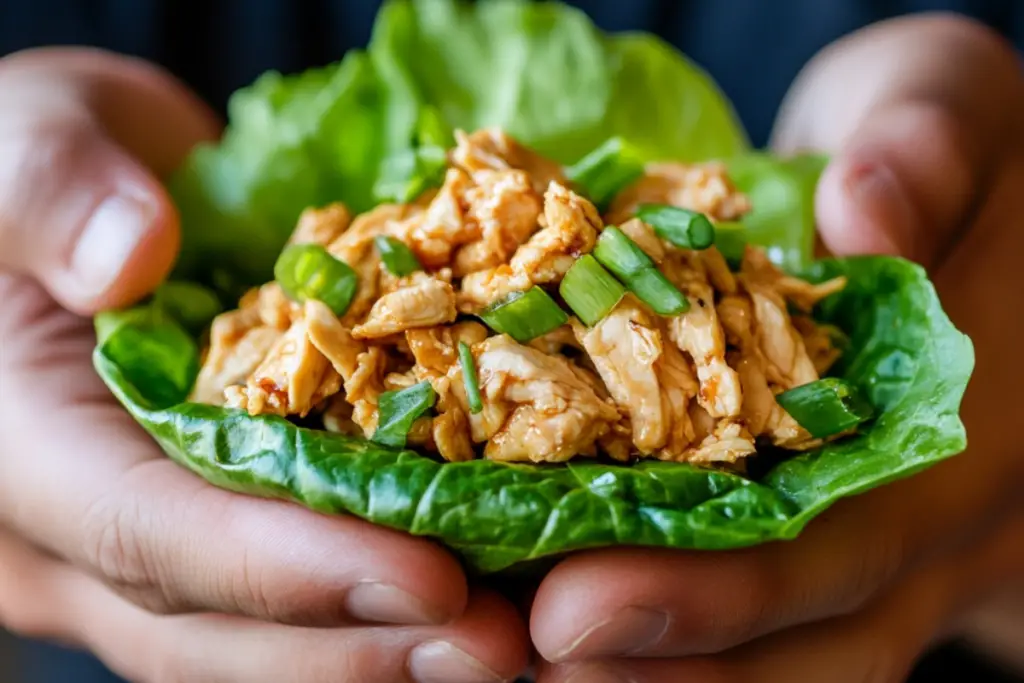 Asian Chicken Lettuce Wraps