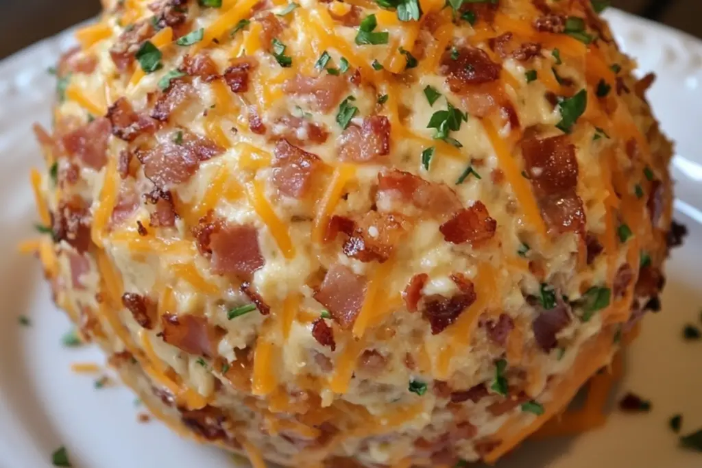 Bacon Ranch Cheddar Cheeseball