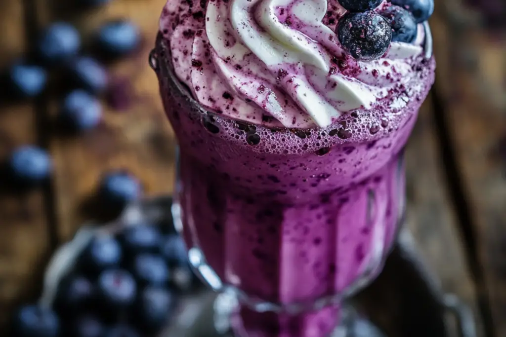 Blueberry Italian Cream Soda
