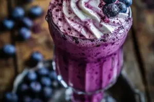 Blueberry Italian Cream Soda