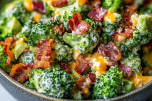 Broccoli Bacon Cheddar Salad Recipe