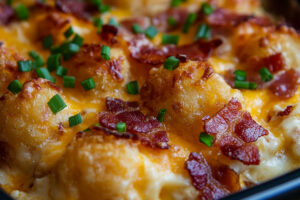 Cheesy Chicken Bacon Tater Tot Casserole Cheesy Chicken Bacon Tater Tot Casserole