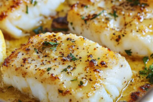 Lemon Butter Baked Cod Lemon Butter Baked Cod