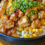 Street Corn Chicken Rice Bowl