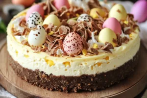 Easter Egg Cheesecake Easter Egg Cheesecake