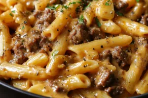 High Protein Creamy Beef Pasta for Quick Weeknight Dinners High Protein Creamy Beef Pasta for Quick Weeknight Dinners