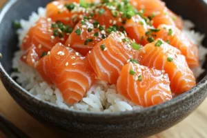Salmon Rice Bowls Salmon Rice Bowls
