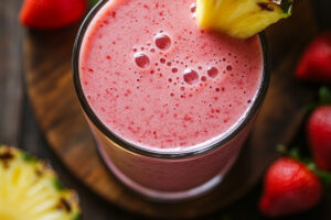 Strawberry Pineapple Smoothie Delight Strawberry Pineapple Smoothie Delight