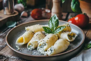 Ricotta Stuffed Pasta Shells
