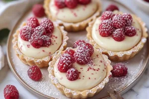 Raspberry White Chocolate Tartlets Recipe Raspberry White Chocolate Tartlets Recipe