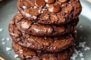 Salted Brownie Cookie Recipe Salted Brownie Cookie Recipe