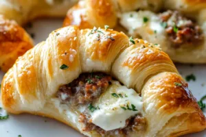 Sausage and Cream Cheese Crescents Sausage and Cream Cheese Crescents