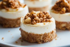 Apple Crisp Mini Cheesecakes Apple Crisp Mini Cheesecakes