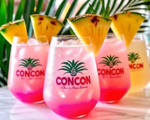Pink Coconut Rum Punch