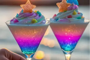Mermaid Glow Martini: Unleash the Magic in Your Glass Mermaid Glow Martini