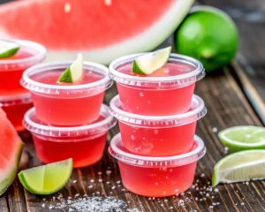 Watermelon Margarita Jello Shots Watermelon Margarita Jello Shots