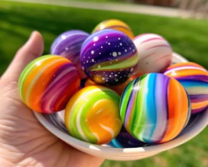 HOMEMADE RAINBOW BOUNCY BALLS