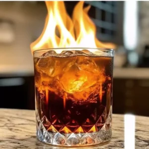 Dr. Pepper Old Fashioned Flaming Dr. Pepper Old Fashioned
