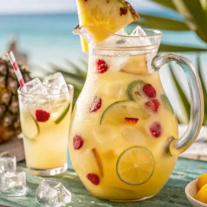 Pina Colada Sangria Recipe: The Ultimate Tropical Twist That's Taking Summer Parties by Storm Pina Colada Sangria Recipe