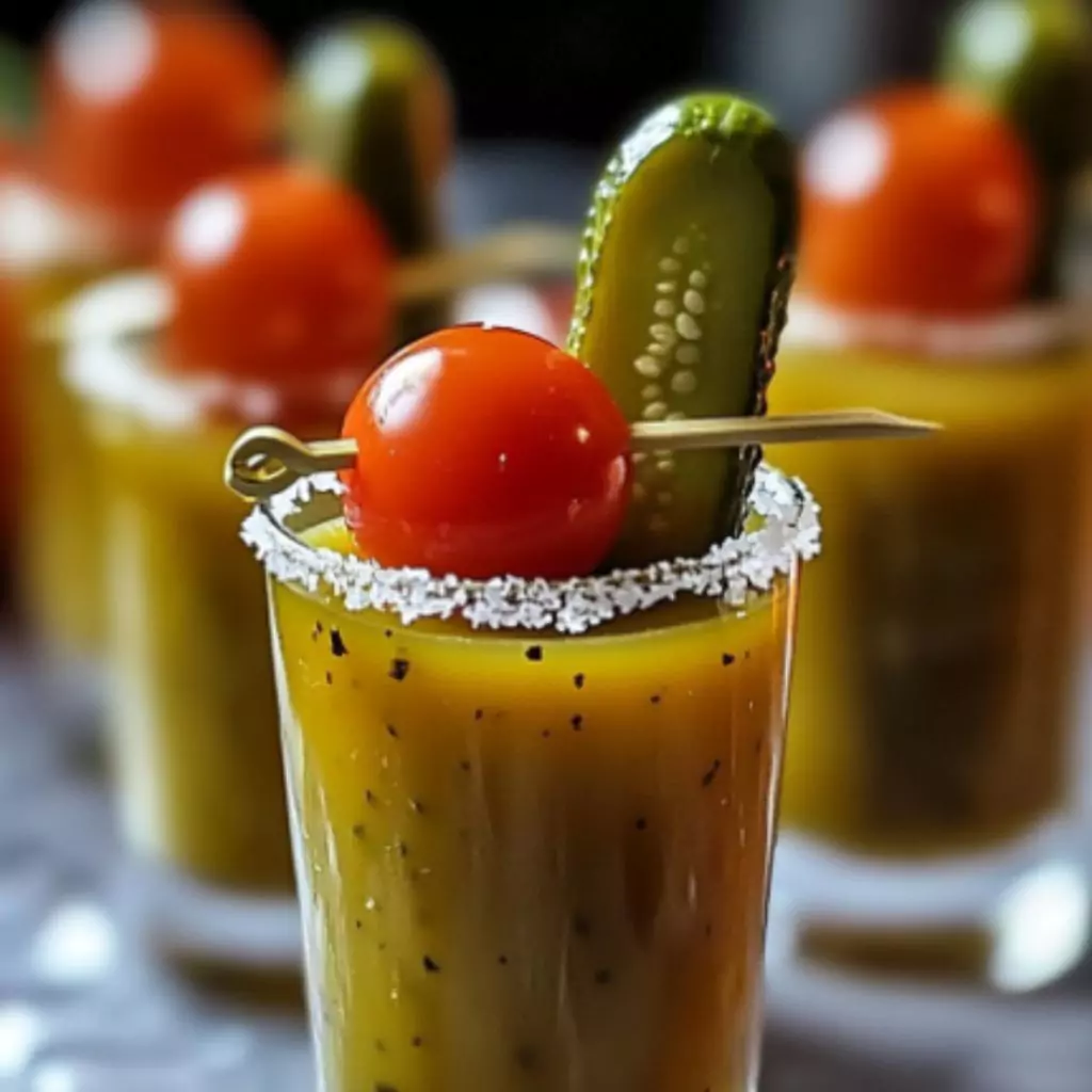 Pickle Bloody Mary Shot