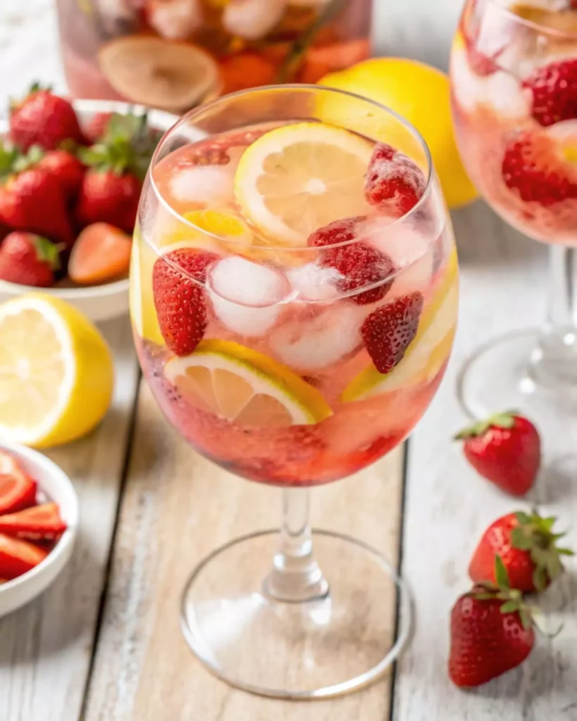 Strawberry Lemonade Sangria