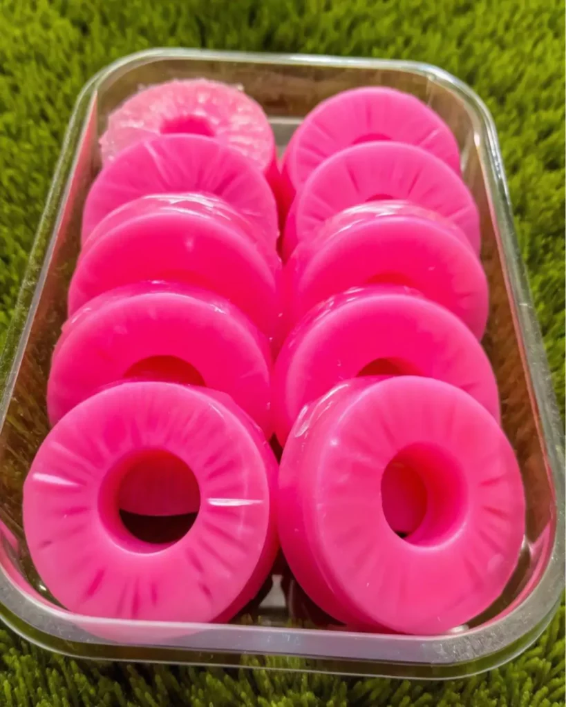 Boozy Barbie Pineapple Rings