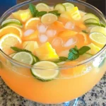 TROPICAL PINEAPPLE LEMONADE PUNCH