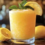 Frozen Lemon Drop Vodka Slushies
