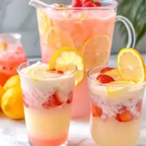 Strawberry Piña Colada Punch Strawberry Piña Colada Punch