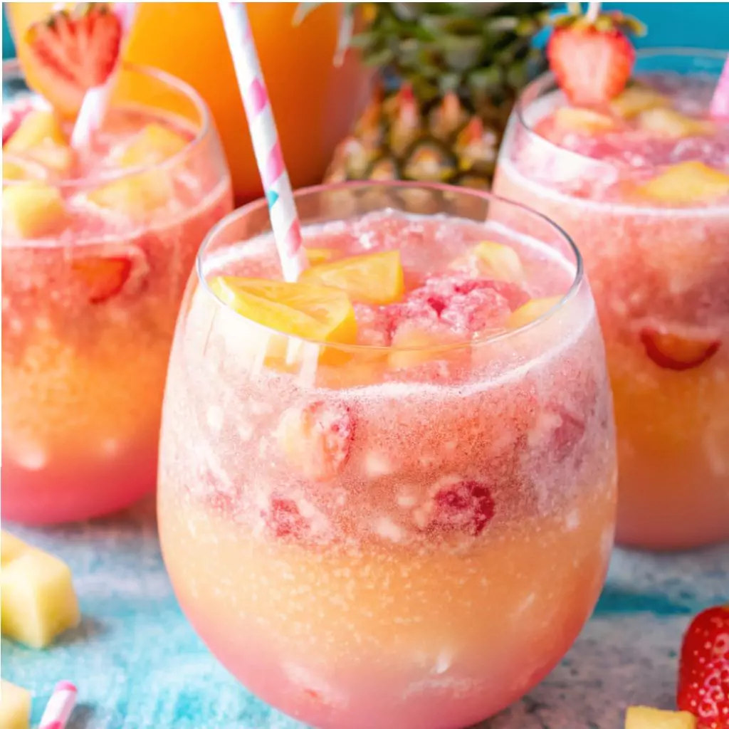 Strawberry Piña Colada Punch