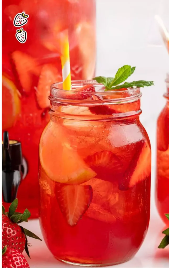 Southern Strawberry Sweet Tea