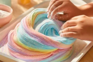 Cornstarch and Dish Soap Bubble Dough: A Fun and Fluffy DIY Sensory Craft Cornstarch and Dish Soap Bubble Dough