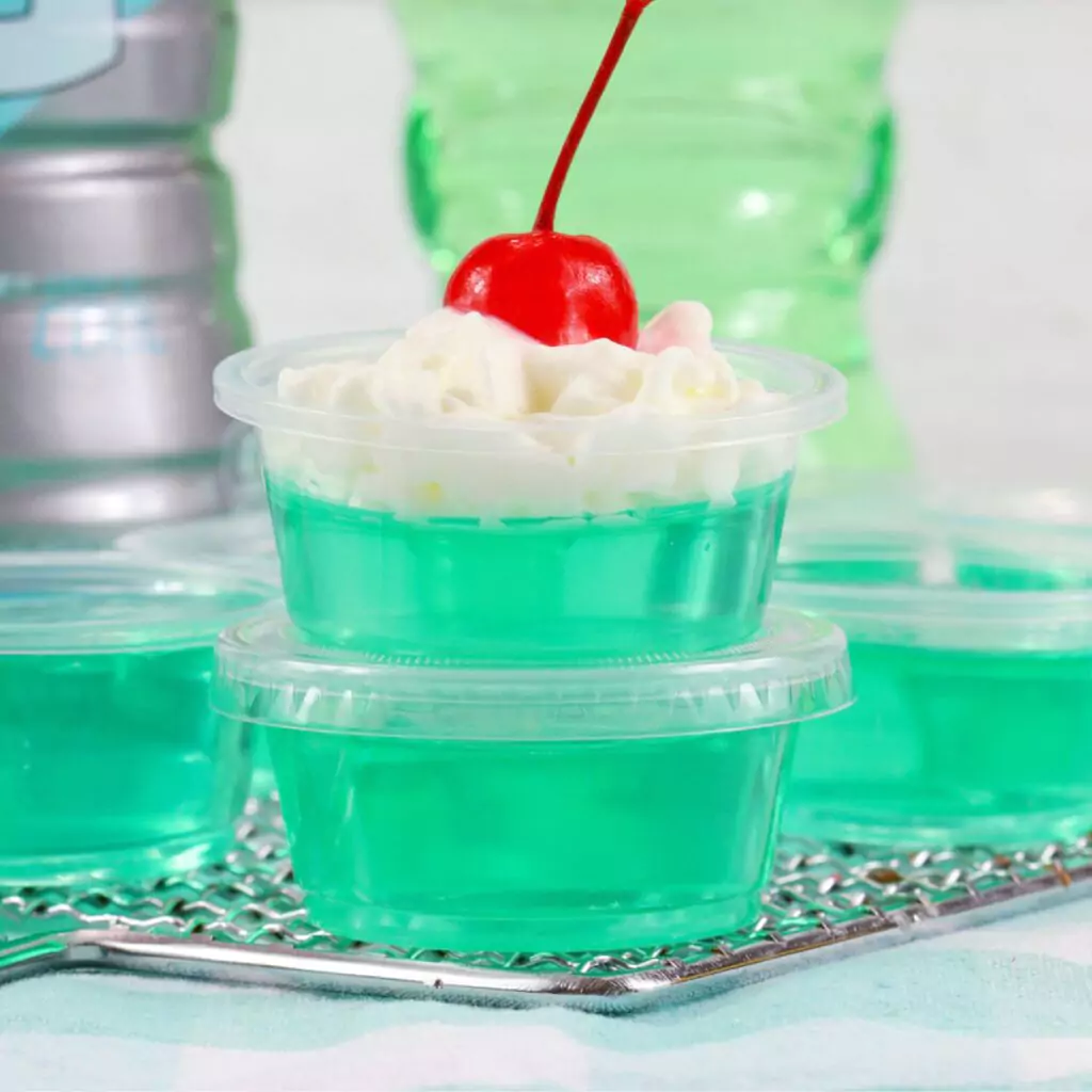 Mountain Dew Baja Blast Jello