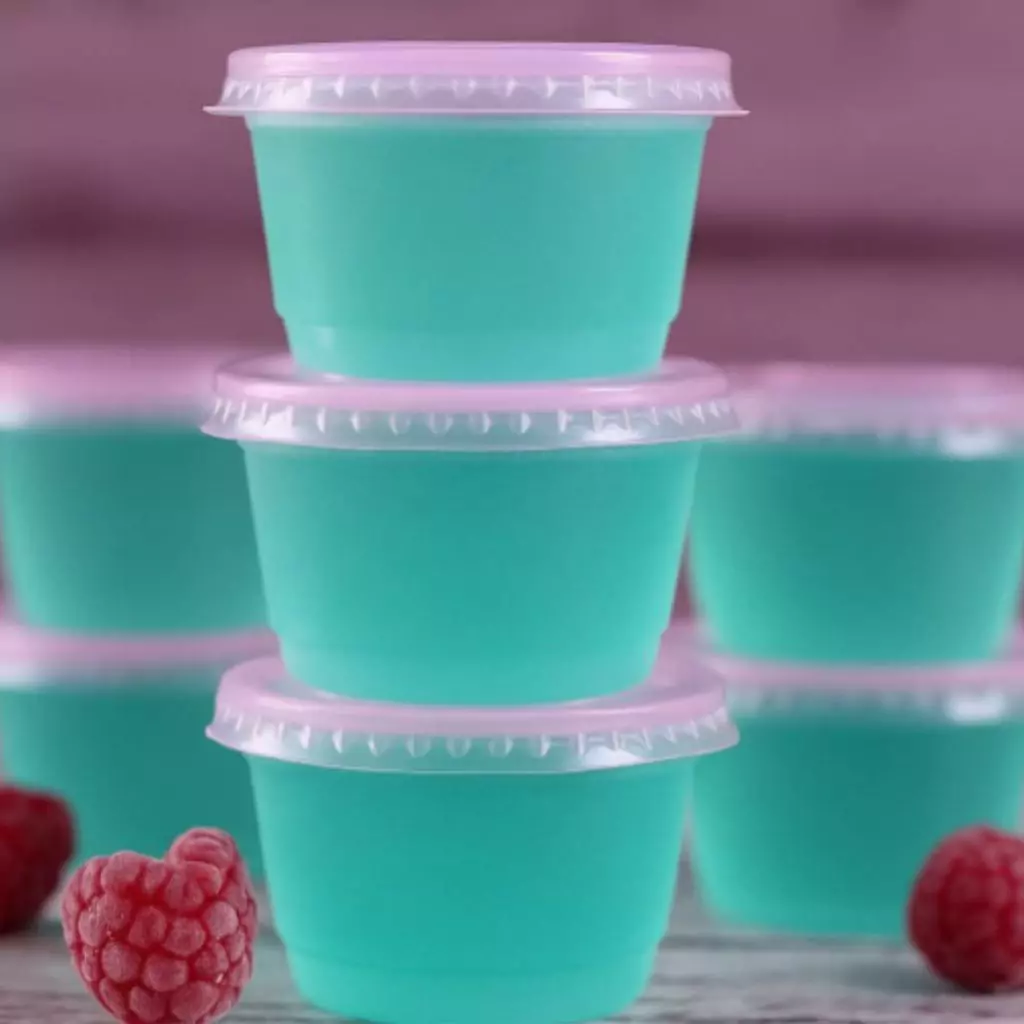 Mountain Dew Baja Blast Jello Shots