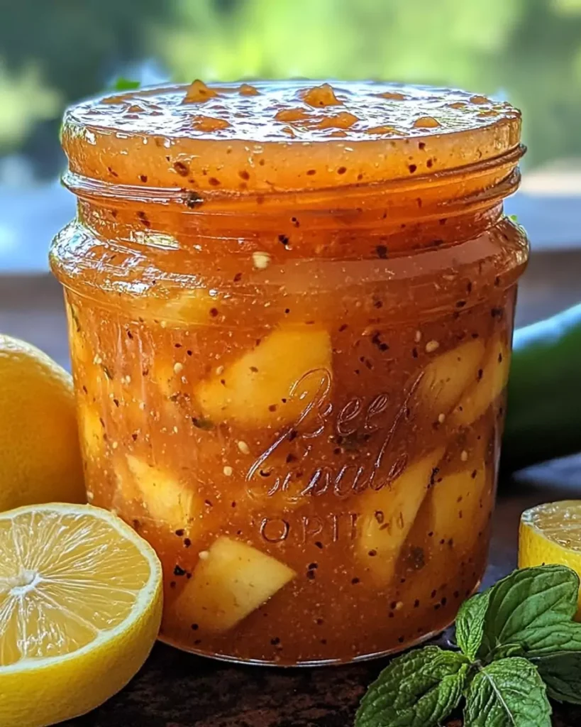 Peach Jalapeño Jam