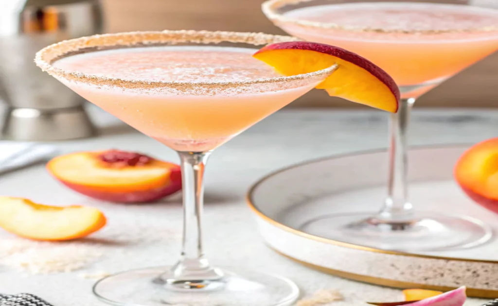 Easy Peach Martini