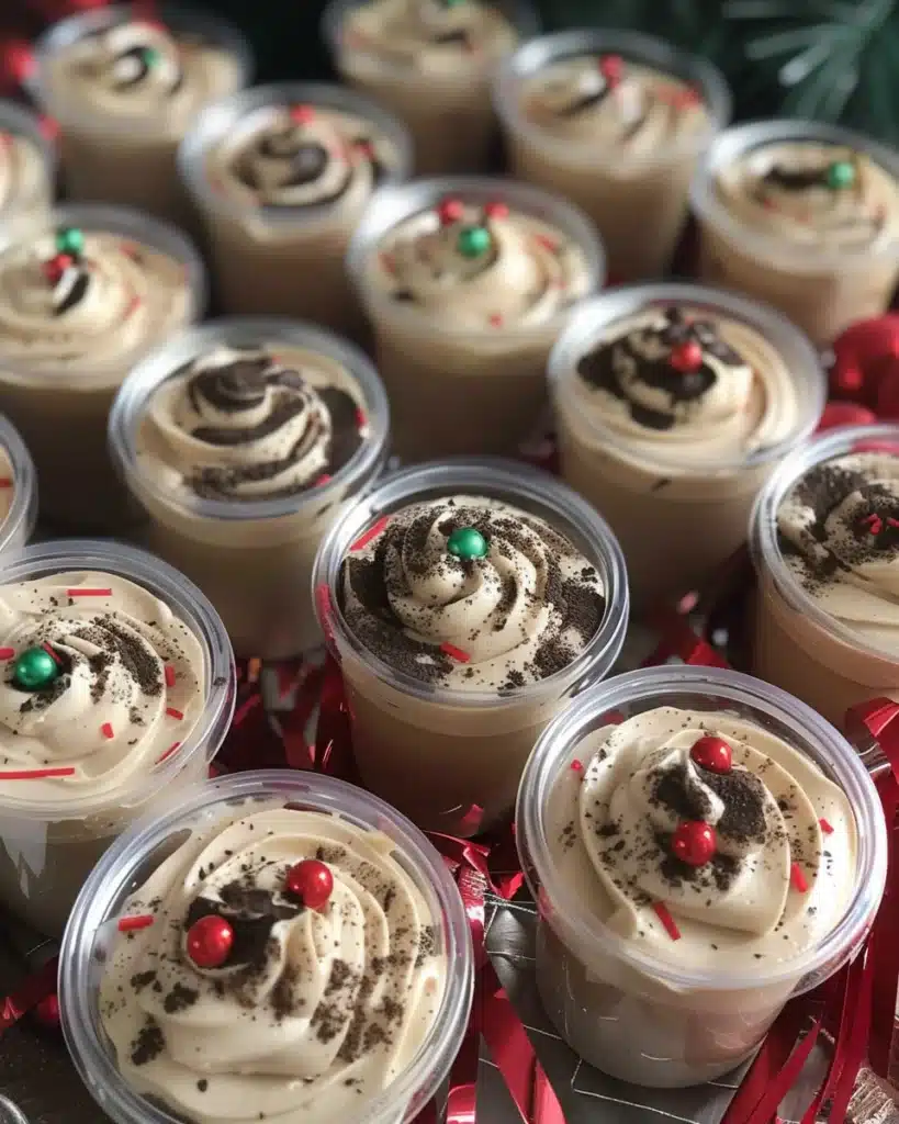Christmas Chocolate Kahlua & Baileys Pudding Shots