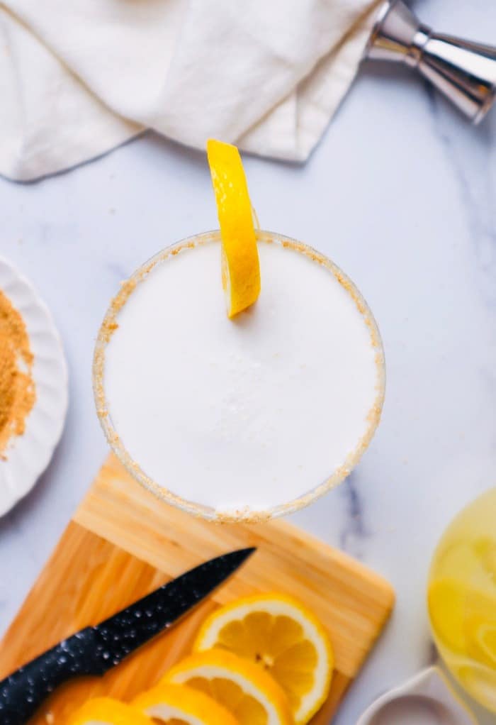 Italian Lemon Cream Martini
