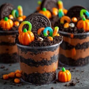 Halloween Graveyard Dirt Cups