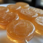 Caramel Apple Vodka Lollipops