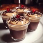 Christmas Chocolate Kahlua & Baileys Pudding Shots