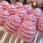 Frosted Bubblegum Vodka Wands