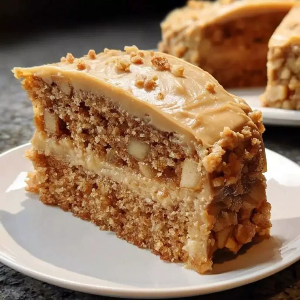 Apple Spice Cake with Brown Sugar Frosting